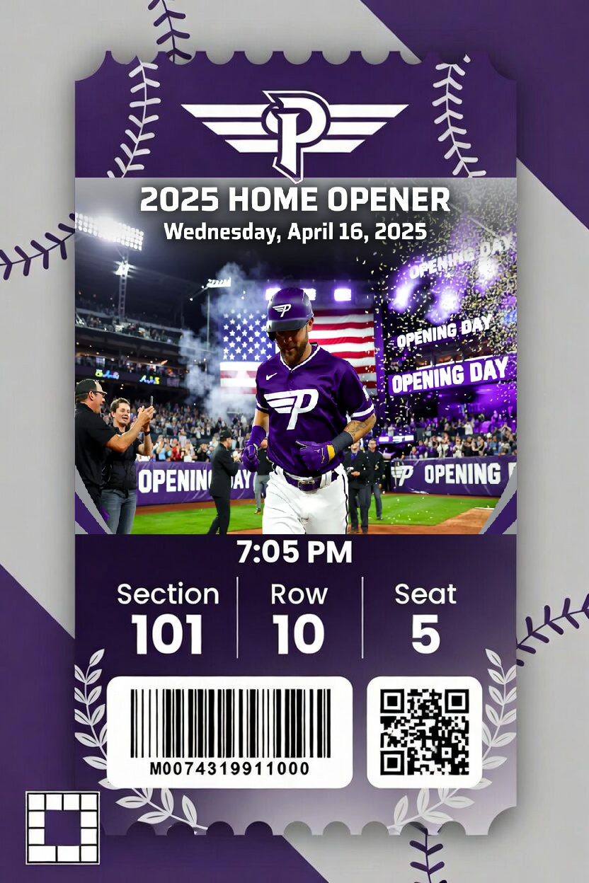 Portland Pilots 2025 Home Opener — TixMint ticket